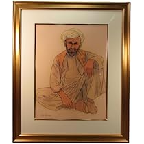 平山郁夫『アフガニスタン人物形土器』リトグラフ 18/120 絵画 美術 平山郁夫『アフガニスタン人物形土器』リトグラフ 18/120 絵画 美術